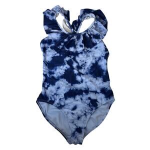 GAP Girls Tie-Dye One-Piece Swimsuit Bathing Suit Kids XL